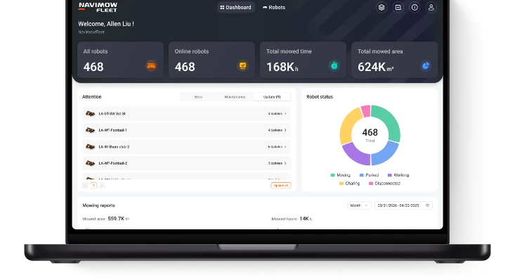 Segway Navimow CM120 en CM240 - Segway Navimow Terranox Professional robotmaaier met Xero-Turn™ 4WD, VisionFence 4.0 en vlootbeheer voor professioneel terreinonderhoud - Robotmaaiers met uniek zero-turn AWD aandrijving - Wolfs Tuinmachines Onstwedde - Robotmaaiers