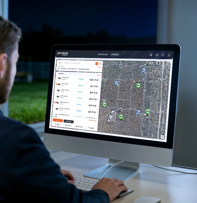 Segway Navimow CM120 en CM240 - Segway Navimow Terranox Professional robotmaaier met Xero-Turn™ 4WD, VisionFence 4.0 en vlootbeheer voor professioneel terreinonderhoud - Robotmaaiers met uniek zero-turn AWD aandrijving - Wolfs Tuinmachines Onstwedde - Robotmaaiers