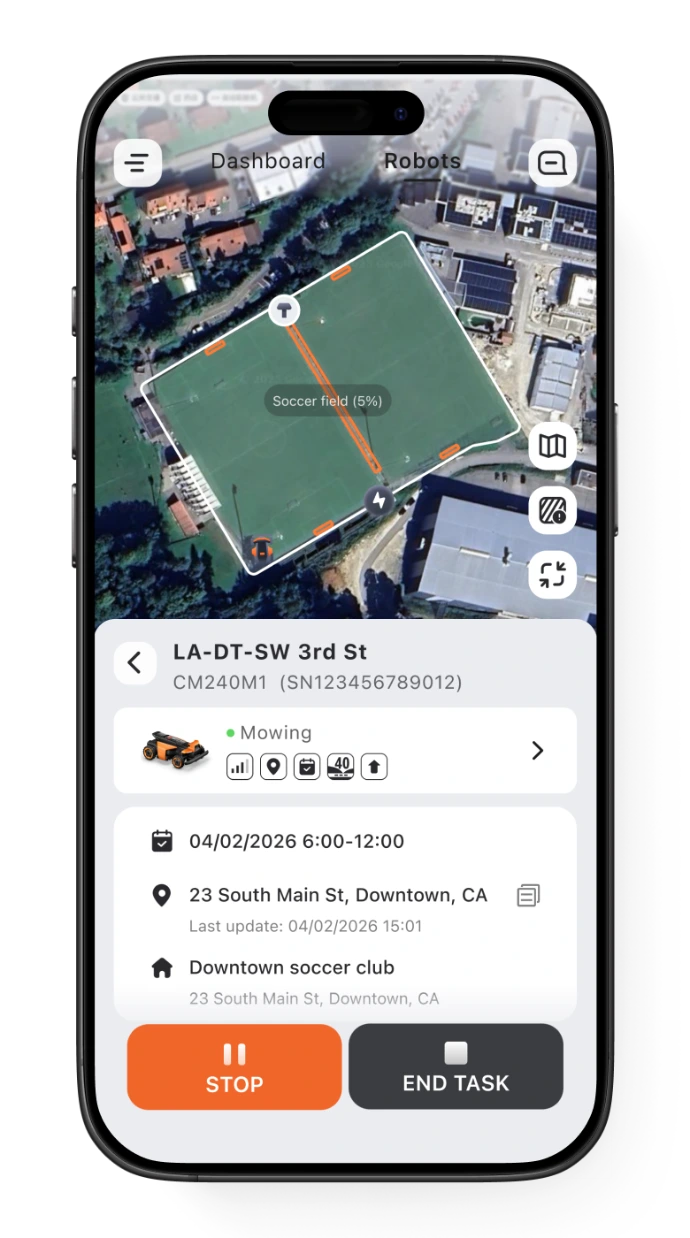 Segway Navimow CM120 en CM240 - Segway Navimow Terranox Professional robotmaaier met Xero-Turn™ 4WD, VisionFence 4.0 en vlootbeheer voor professioneel terreinonderhoud - Robotmaaiers met uniek zero-turn AWD aandrijving - Wolfs Tuinmachines Onstwedde - Robotmaaiers