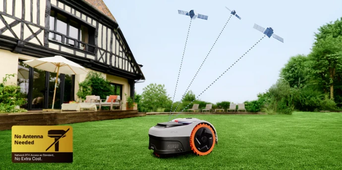 Segway Navimow I2-Serie AWD robotmaaier - I210 tot 1000m2 - Navimow I2 AWD robotmaaier met VisionFence AI, Network RTK en maximale grip op oneffen terrein - Wolfs Tuinmachines Onstwedede
