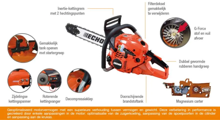 ECHO CS-501SX-NC Kettingzaag - Wolfs Tuinmachines Onstwedde5.webp